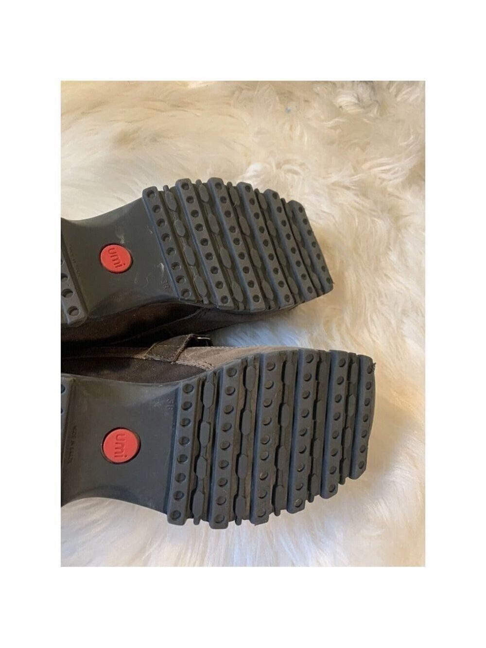Umi SUEDE BROWN LOAFER HOOK AND LOOP Loafers Size 36 SIZE 6 - Picture 7 of 9